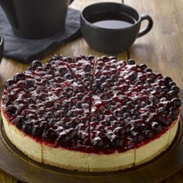 Blackcurrant & Prosecco Cheesecake – Gluten Free